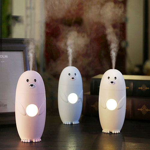 Ночник-увлажнитель "Тюлень" (голубой)