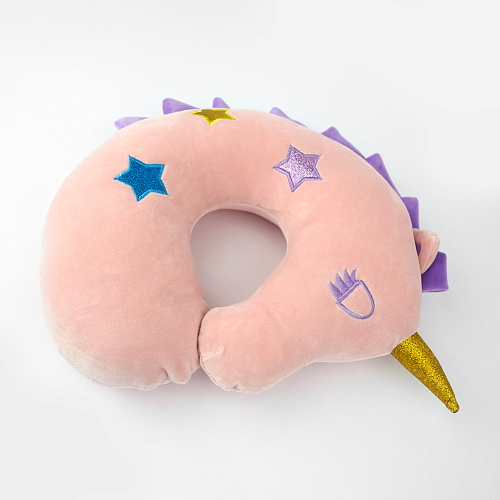 Подушка для путешествий "Единорог" (розовый)