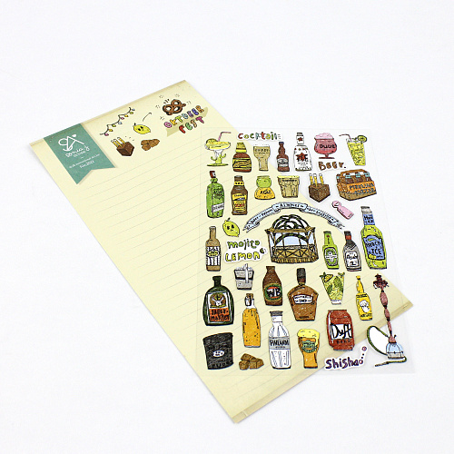 Стикеры "Коктейли"