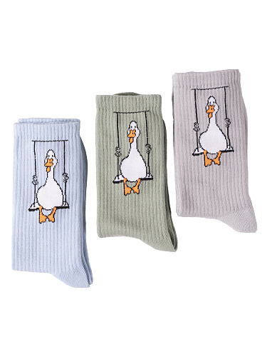 Набор носков "Гусь на качелях", разм.23-25