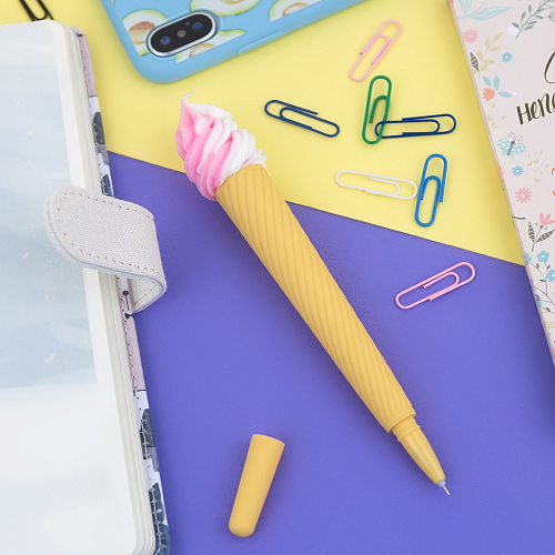 Ручка "Мороженое" (розовая)