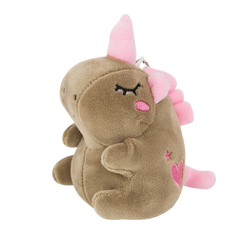 Брелок "Единорог с сердечком" (серый)