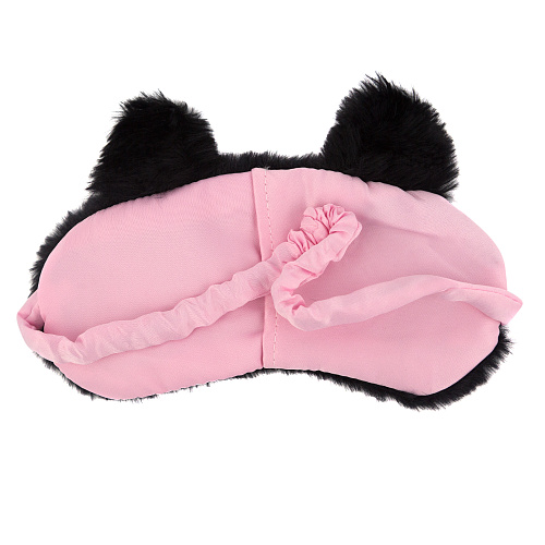 Маска для сна "Curious cat" (черный)