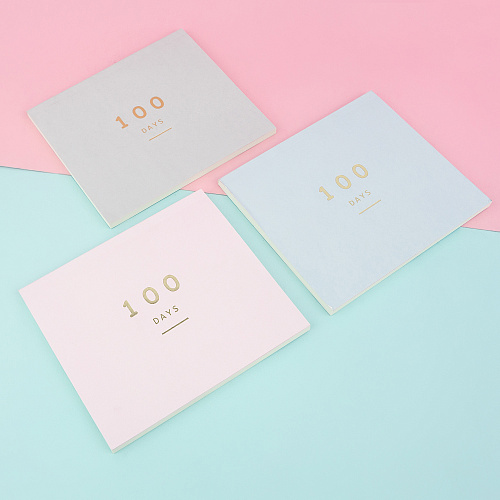 Планнер "100 days" (белый)
