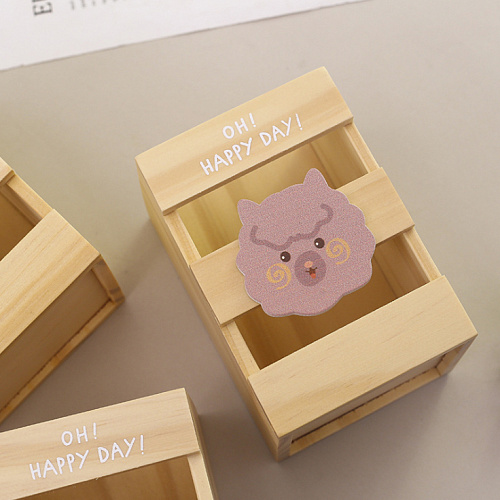 Подставка для ручек "Alpaca" (розовая)