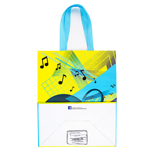 Подарочный пакет с объемной аппликацией, 26 х 32 х 15 см (в ассортименте)