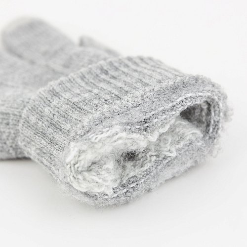 Перчатки сенсорные "Котик Ми", серые