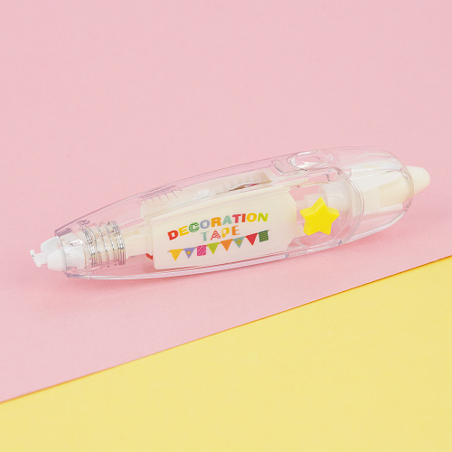 Ручка-скотч "Звери и сердечки" (желтая звезда)