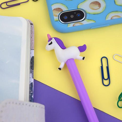 Ручка "Unicorn run" (фиолетовая)