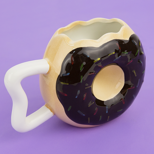 Кружка "Пончик" (коричневая)