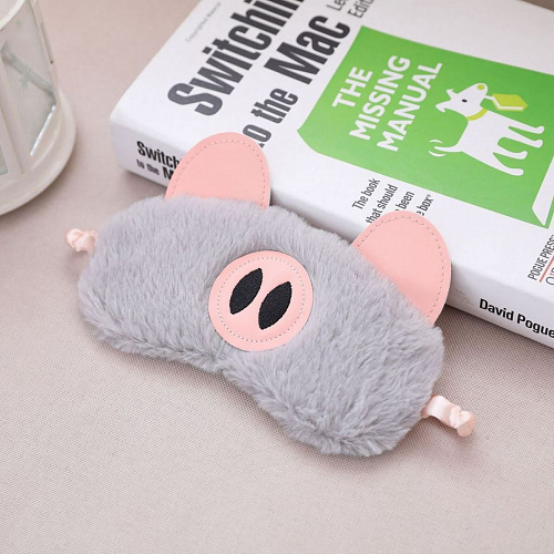 Маска для сна "Пушистый свин"