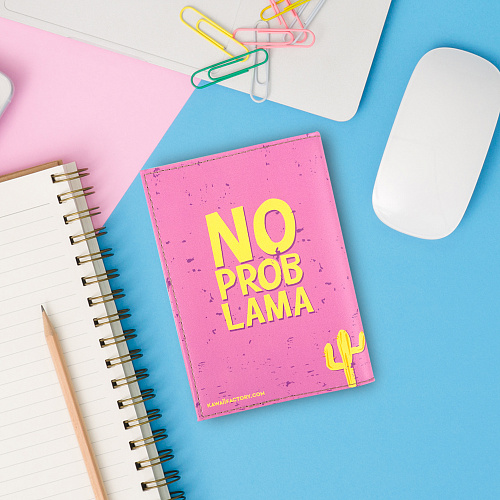 Обложка для паспорта "LAMA" (кожа)