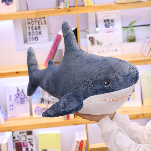 Игрушка-подушка "Синяя акула" 80см