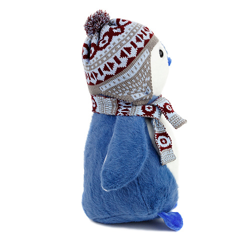 Игрушка-подушка "Пингвин" (синий) 35см