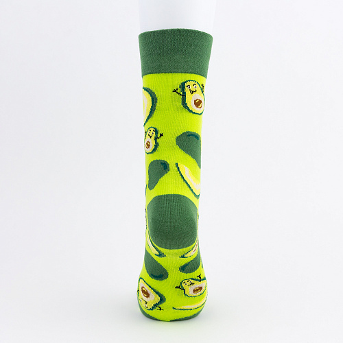 Носки "Безумное авокадо", разм.40-45