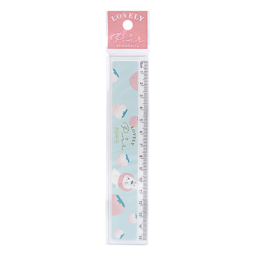 Линейка "Зайка" (голубая)