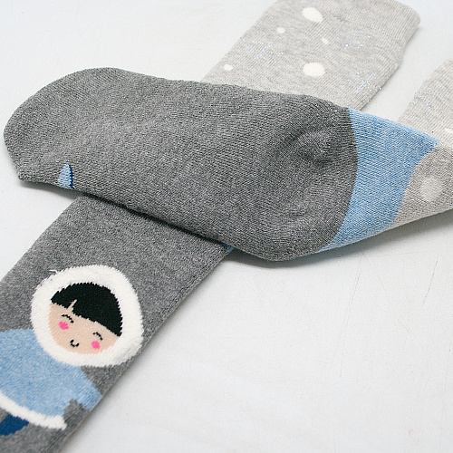 Носки "Эскимос и мишка"