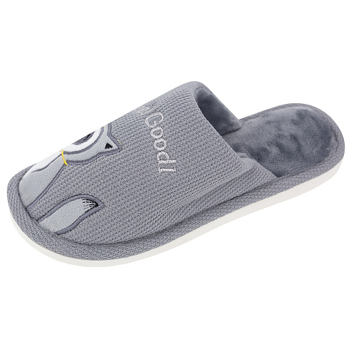 Тапочки "Енот" (серые)