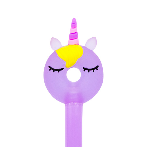 Ручка "Пончик-единорог" сиреневый