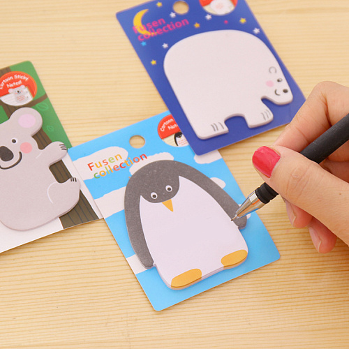 Стикеры для записей со зверушками (панда)