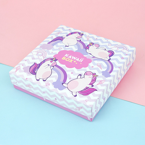 Коробка подарочная "Единорожки"