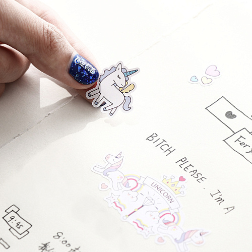 Стикеры "Unicorns" (ver.1 Pinky)