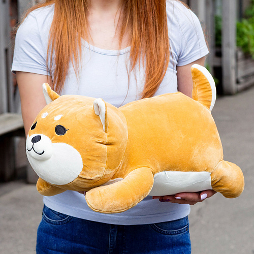 Игрушка-подушка "Корги лежит" 50см