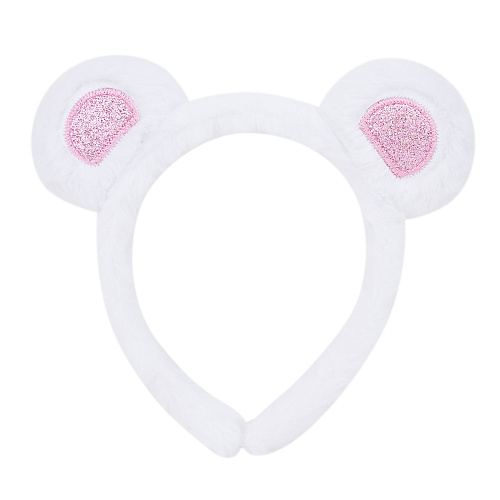 Ободок-повязка "Ушки мишки" (белый)