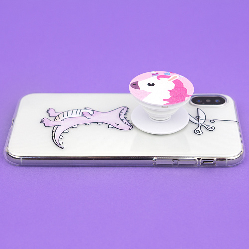 Держатель для телефона/попсокет "Emoji unicorn"
