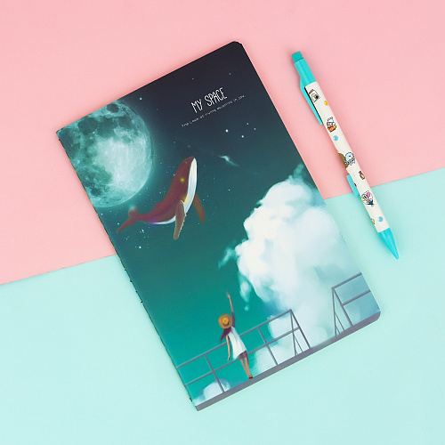 Тетрадь "My space" (девушка в шляпе)