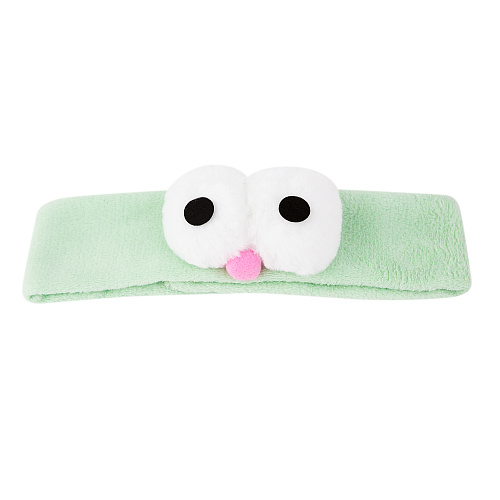 Повязка на голову "Глаза" (мята)