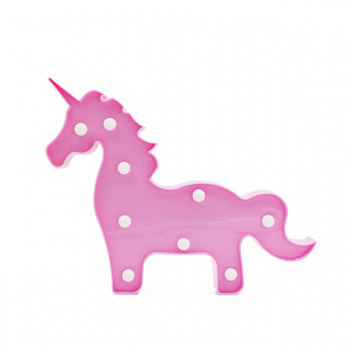 Ночник "Единорог" (розовый)