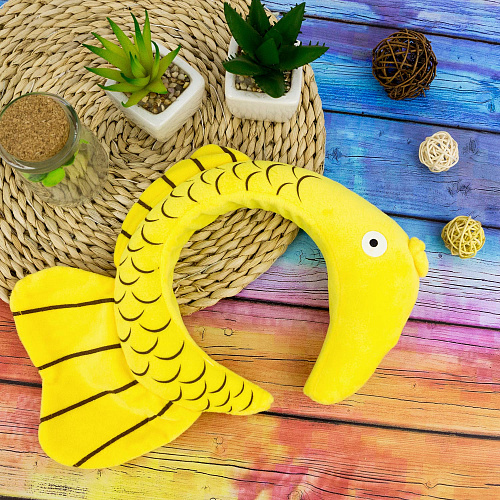 Повязка на голову "Рыба", желтый