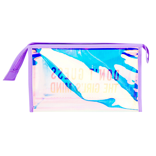 Косметичка "Don't guess" (фиолетовый)