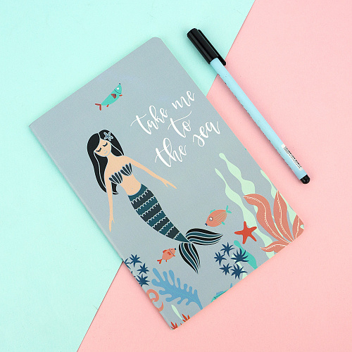 Тетрадь "Mermaids" (серая)