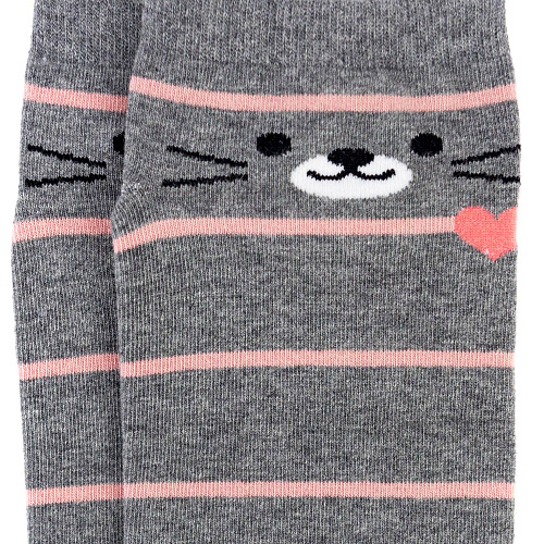 Носки "Зверушки" (серые)