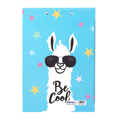 Папка-планшет "Llama" (голубой)