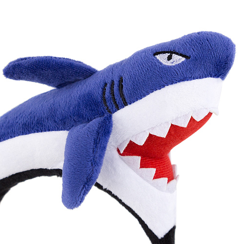 Повязка на голову "Акула", синий