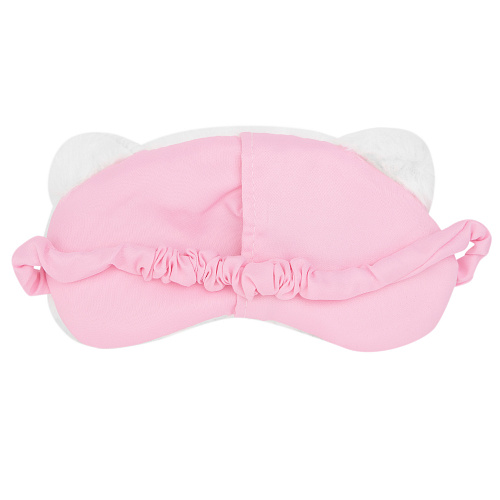 Маска для сна "Мишка" (белая)