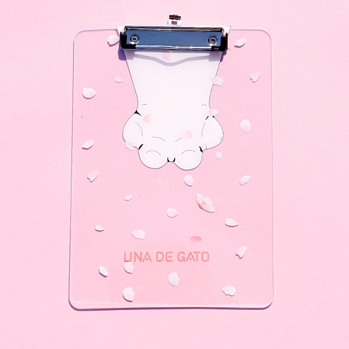 Папка-планшет "Прозрачный" (лапка)