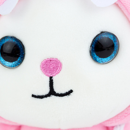 Игрушка-подушка "Котя в кигуруми" (розовый) 24см