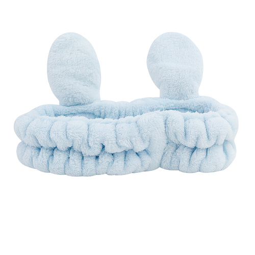 Повязка на голову "Ушки зайки" (голубой)