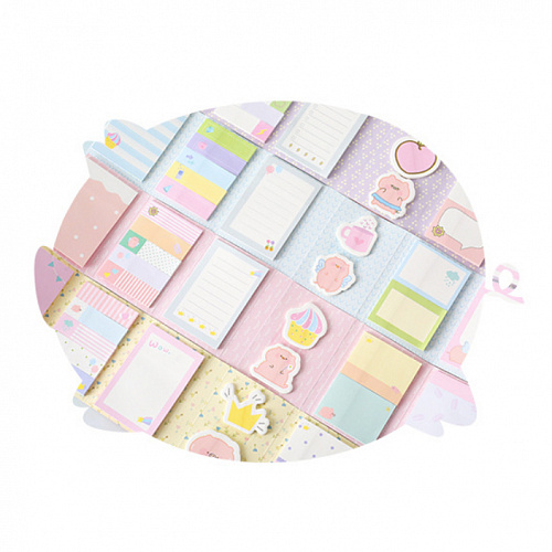 Набор стикеров "Cutie pig small" (желтый)