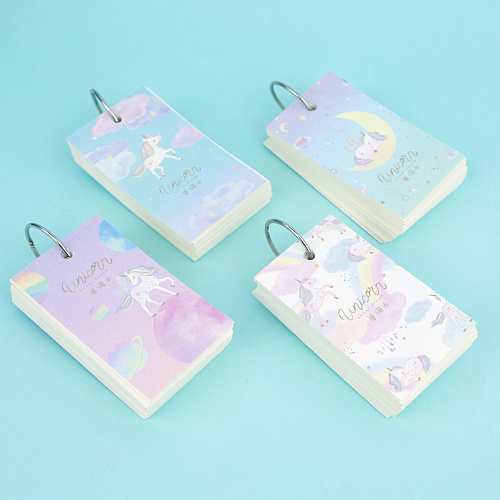 Отрывной блокнот "Pastel unicorn" (радуга)