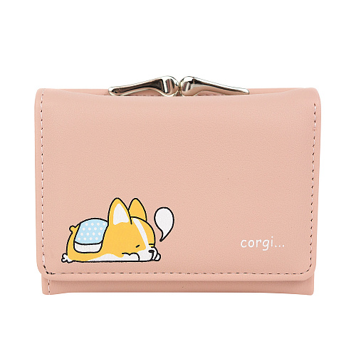 Кошелек "Corgi", пудра