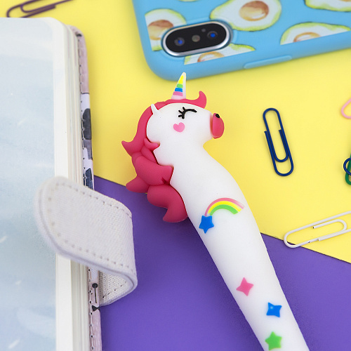 Ручка "Magical unicorn" (коралловая)