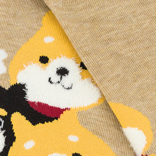 Носки "Шиба-ину" (бежевые)