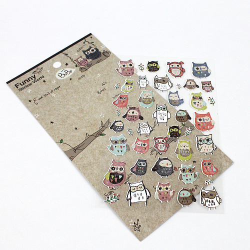 Набор стикеров "Совята"