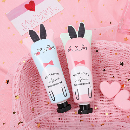 Крем для рук "Зайки" розовый