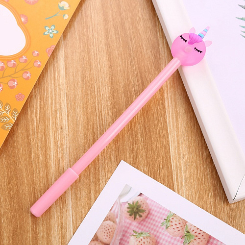 Ручка "Пончик-единорог" розовый